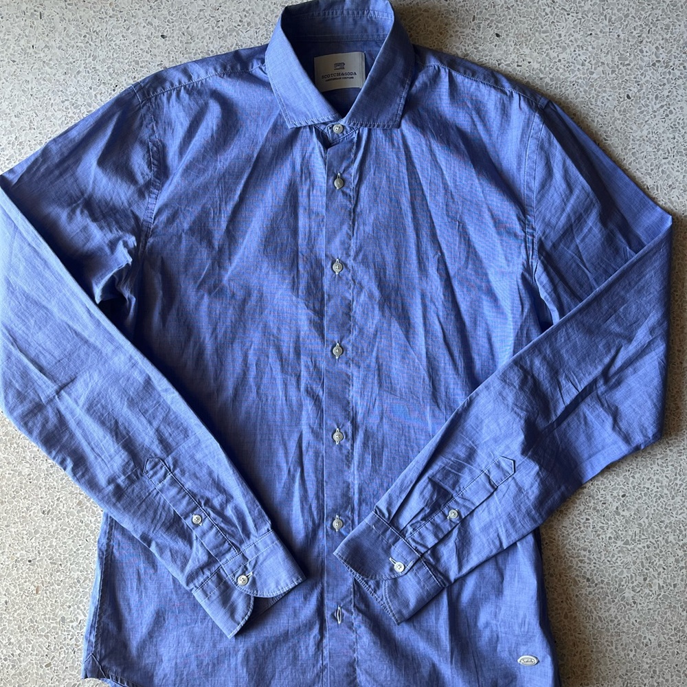 Men's Scotch & Soda Casual Button-Up Shirt, size M